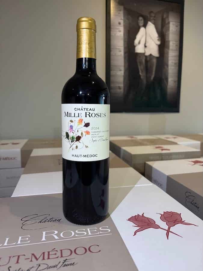 Bouteille Haut-médoc sur carton Bouteille Haut medoc sur carton